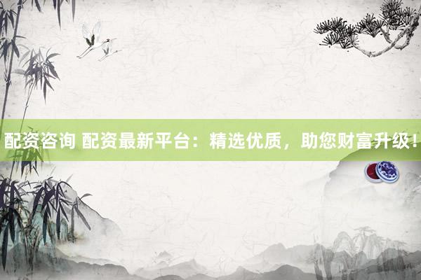 配资咨询 配资最新平台：精选优质，助您财富升级！