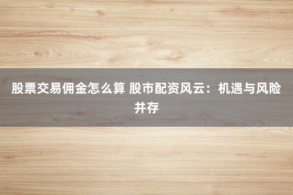 股票交易佣金怎么算 股市配资风云：机遇与风险并存